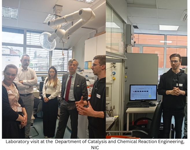 Laboratory visit at the Department of Catalysis and Chemical Reaction Engineering, NIC
