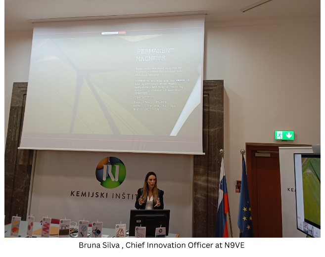 Speaker presenting Nd, Pr and Dy recovery